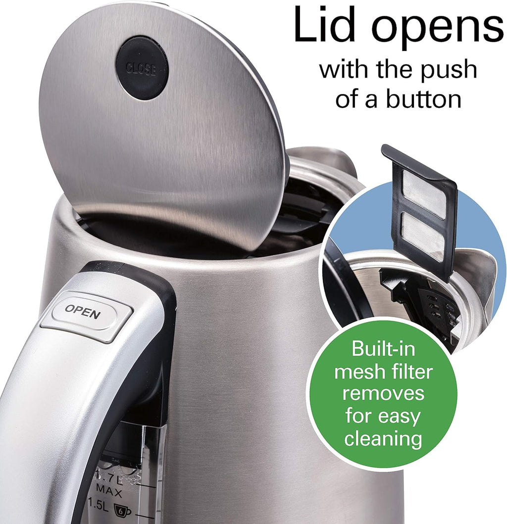 1.7 Liter 1500 Watts Cordless Electric Tea Kettle B4222