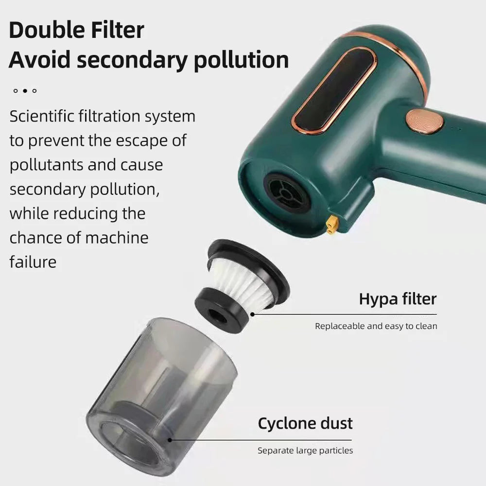 Wireless Household Mite Removal Machine 7200PA 120W Double Vacuum Cleaner UV Lamp W7775