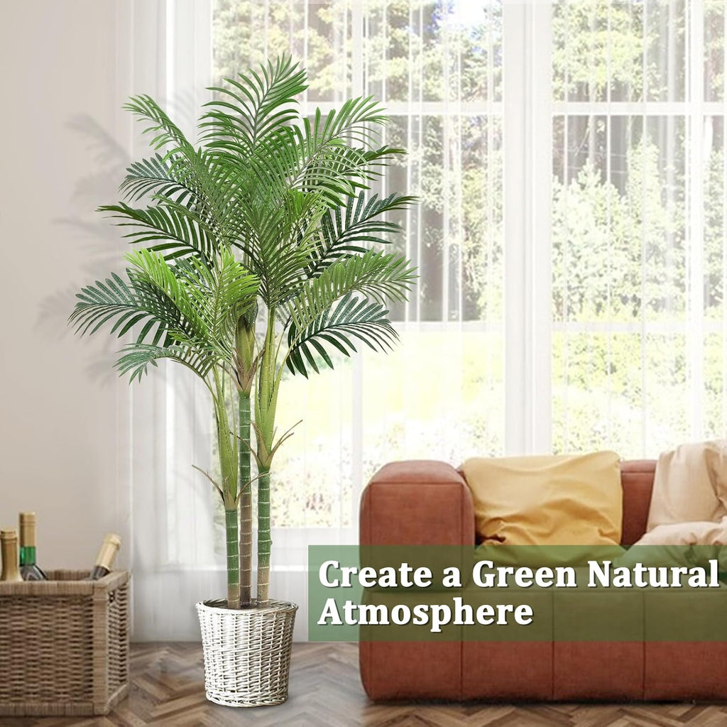 6.25 Ft Tall Artificial Palm Tree R4678