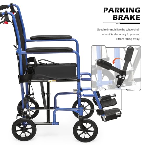 Lightweight 16 Inch Seat Wheelchair with Locking Hand Brakes R865529