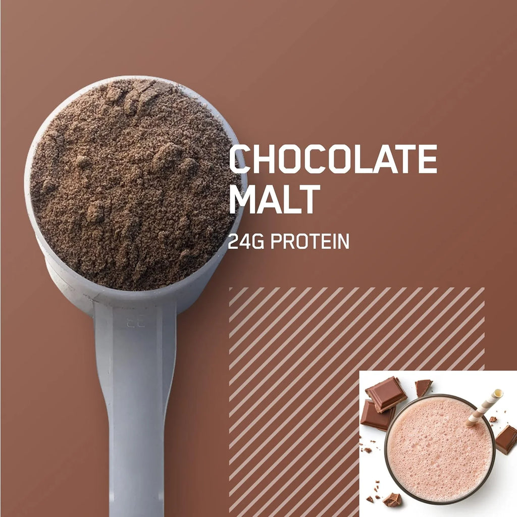 2 lbs Pack of 2 Chocolate Malt Whey Protein Powder Y4809