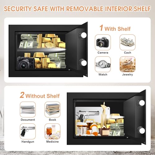 2.2 Cu Fireproof Waterproof Digital Keypad Safe Box I15719
