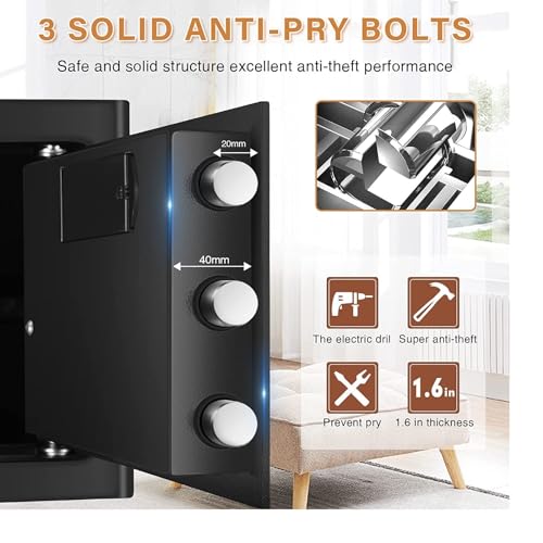 2.2 Cu Fireproof Waterproof Digital Keypad Safe Box I15719