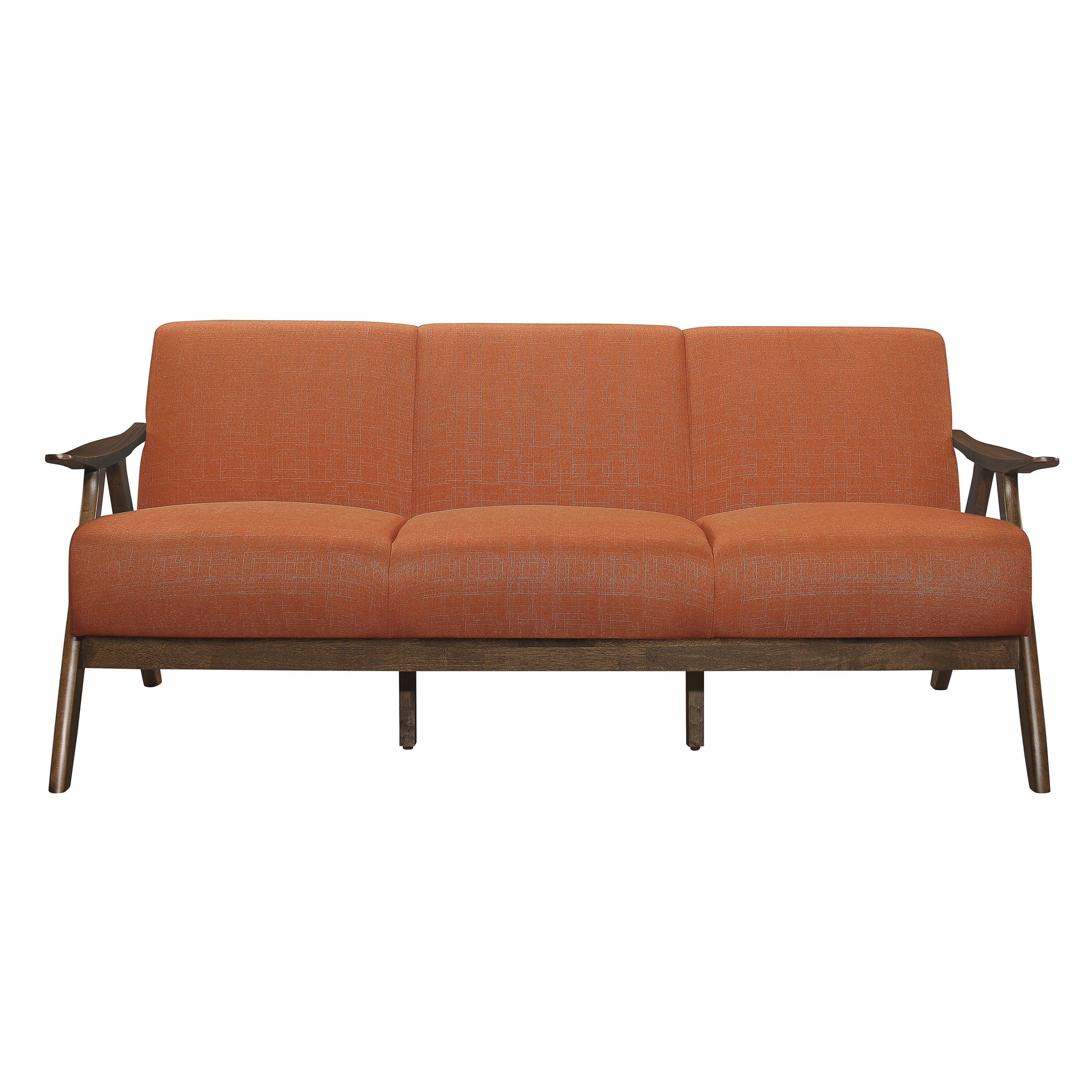 Orange 3 Seat Sofa Couch M799
