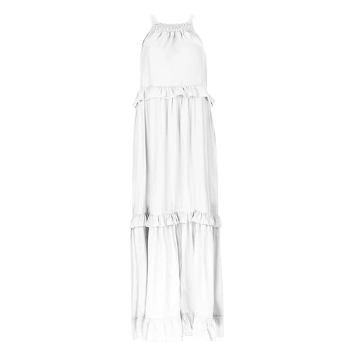 Casual V Neck Maxi Dress Floral Print Sundress T6164