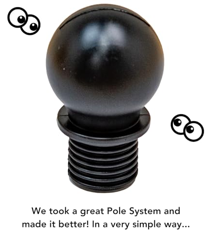 Bird Feeder Pole System with 4 Hanging Stations C319