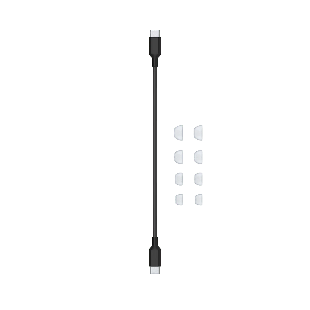 True Wireless Noise Cancelling Earbuds - Black/Gold O805