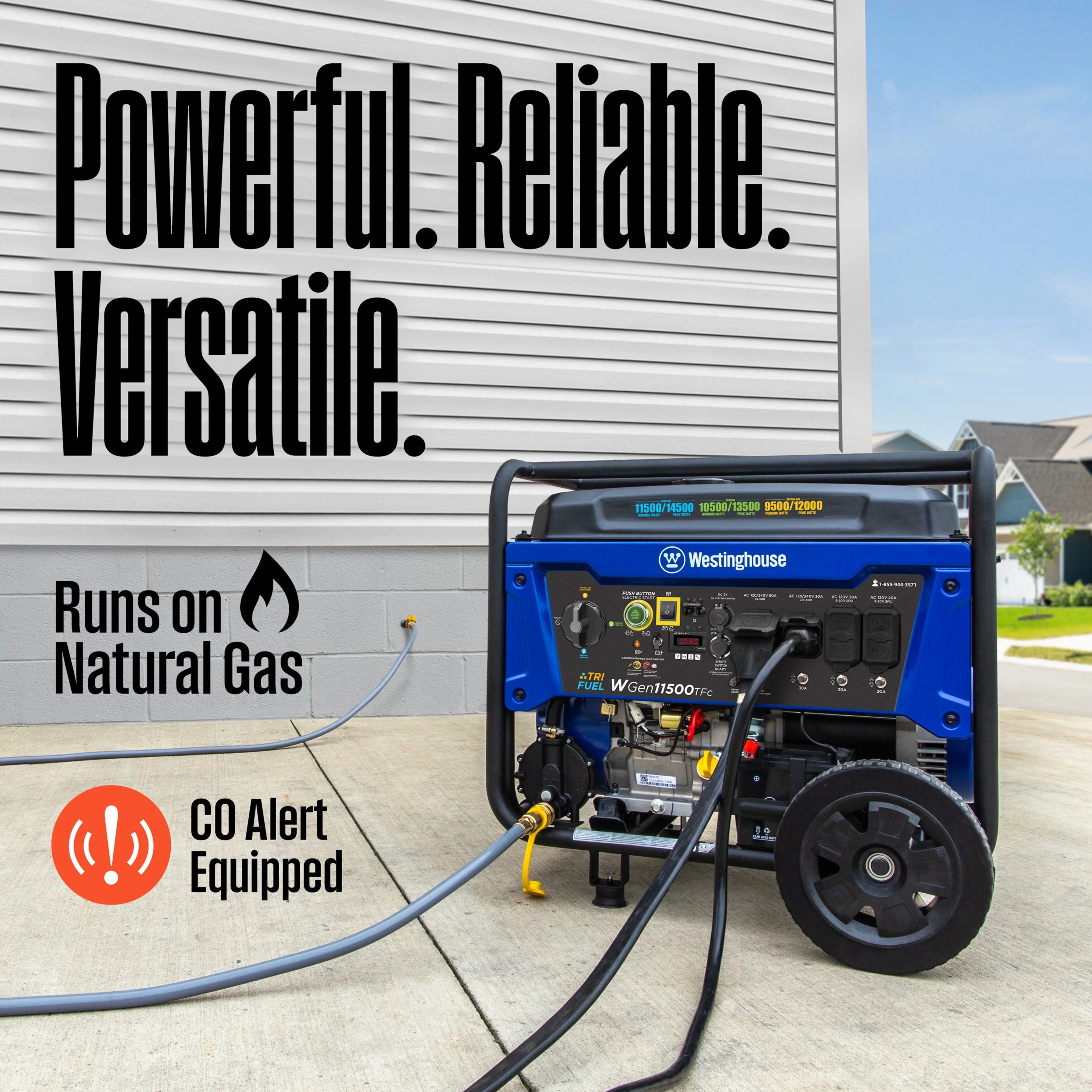 14,500 Watt Tri-Fuel Portable Generator X518