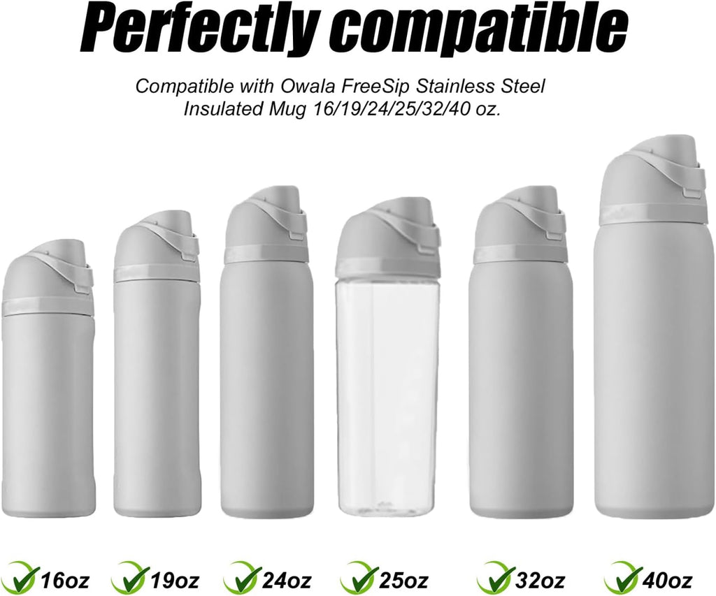 4pcs Silicone Bottle Seal Ring Replacement Rubber Stopper for 19oz 24oz 32oz 40oz Water Bottle Lid Parts X571336
