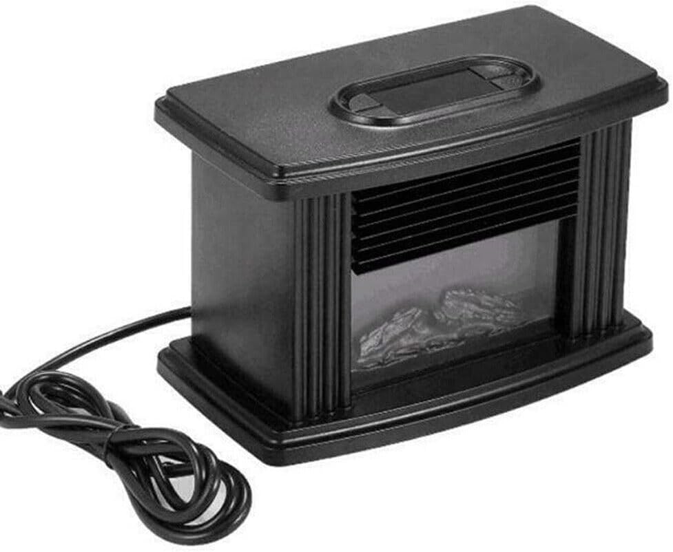 Freestanding Electric Fireplace Stove with Realistic Flame Effect, 1000W X9394