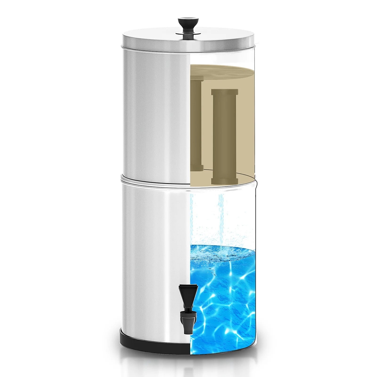 Gravity Water Filter System Water Filtration Bucket V952177