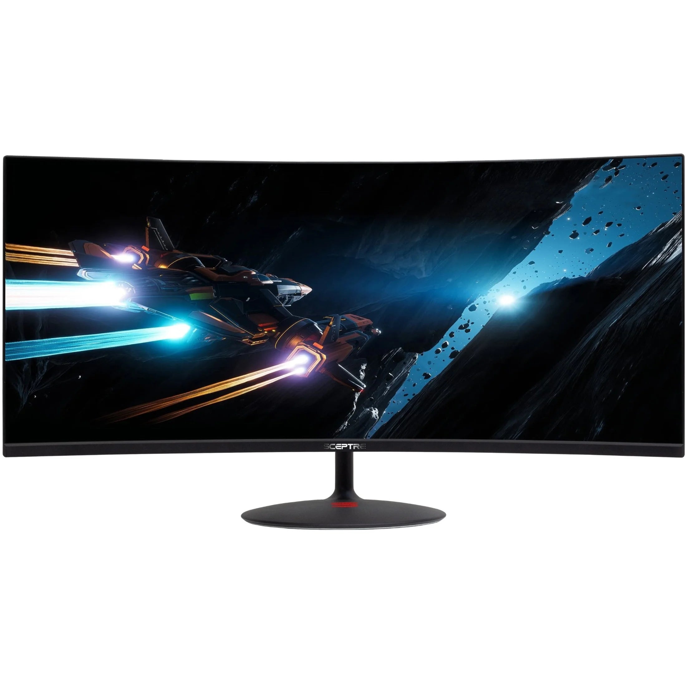 34" Curved Screen Gaming LCD Monitor, 21:9, Black O19353