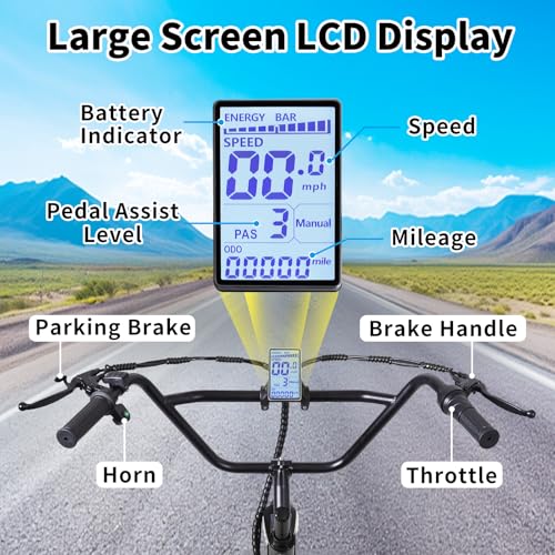 Electric Tricycle 20" 3 Wheels Folding 350W Step-Thru Removable Battery D546434