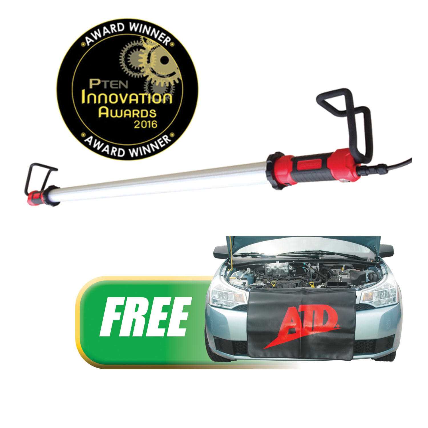 2000 Lumen Corded/Cordless LED Underhood Light Y1998