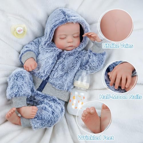 17-Inch Silicone Full Body Reborn Baby Doll N24801