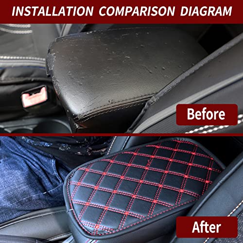 1 PC Universal Waterproof PU Leather Car Center Console Cover H426