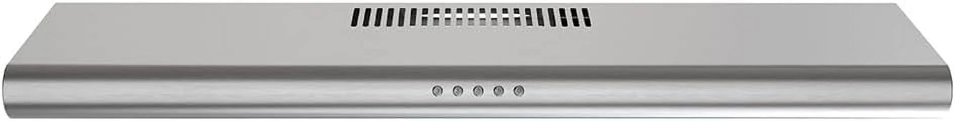 30 in. Ductless Undermount Range Hood in Brushed Stainless Steel with Mesh Filters F271323
