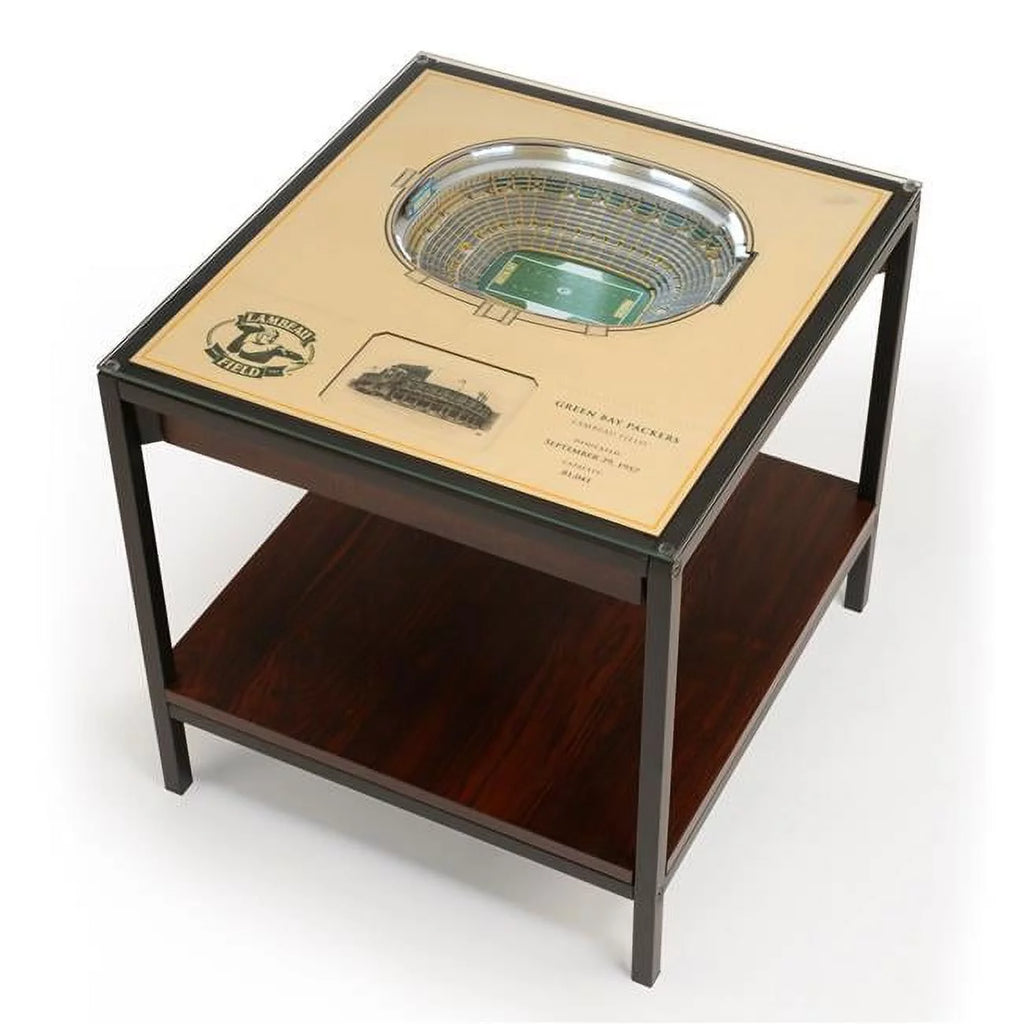 25.5 x 19.5 x 3.5 in. Lighted End Table K38155