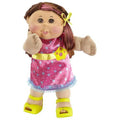 Caucasian Girl Doll with Brunette Hair L5297