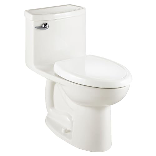 Compact 1-Piece Elongated Toilet with Seat, Linen E28743