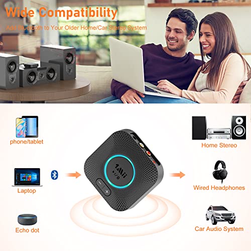 Bluetooth 5.2 Audio Receiver with RCA/3.5mm Outputs W9632