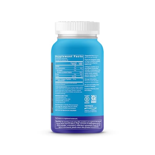 Grape Flavor Collagen Gummies, 120 ct, Pack of 2 Z6466