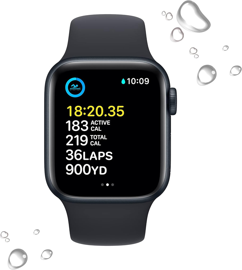 Midnight Aluminum 40mm GPS Smart Watch with Sport Band K546