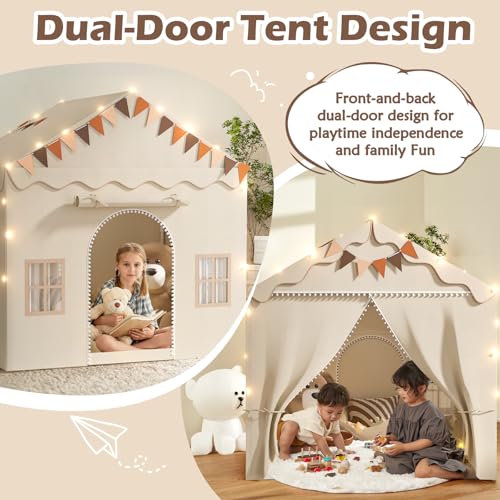 Play Tent with Padded Mat and Light, 51" x 39" x 53" Z458211