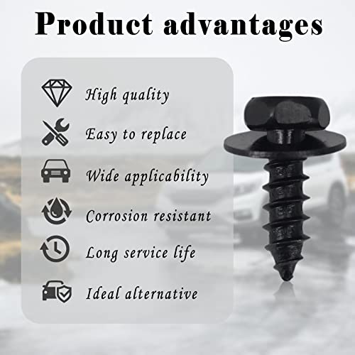 Front Fender Liner Bolts Bumper Cover Splash Shield Mud Guard Screws S463113