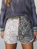 Ezra Mixed Print Shorts - Beige Multi