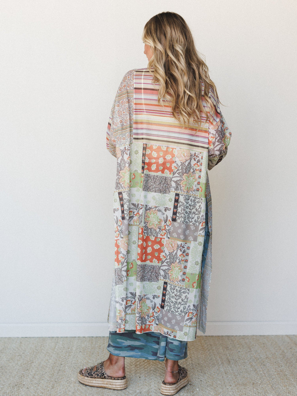 Maze of Florals Duster - Multi