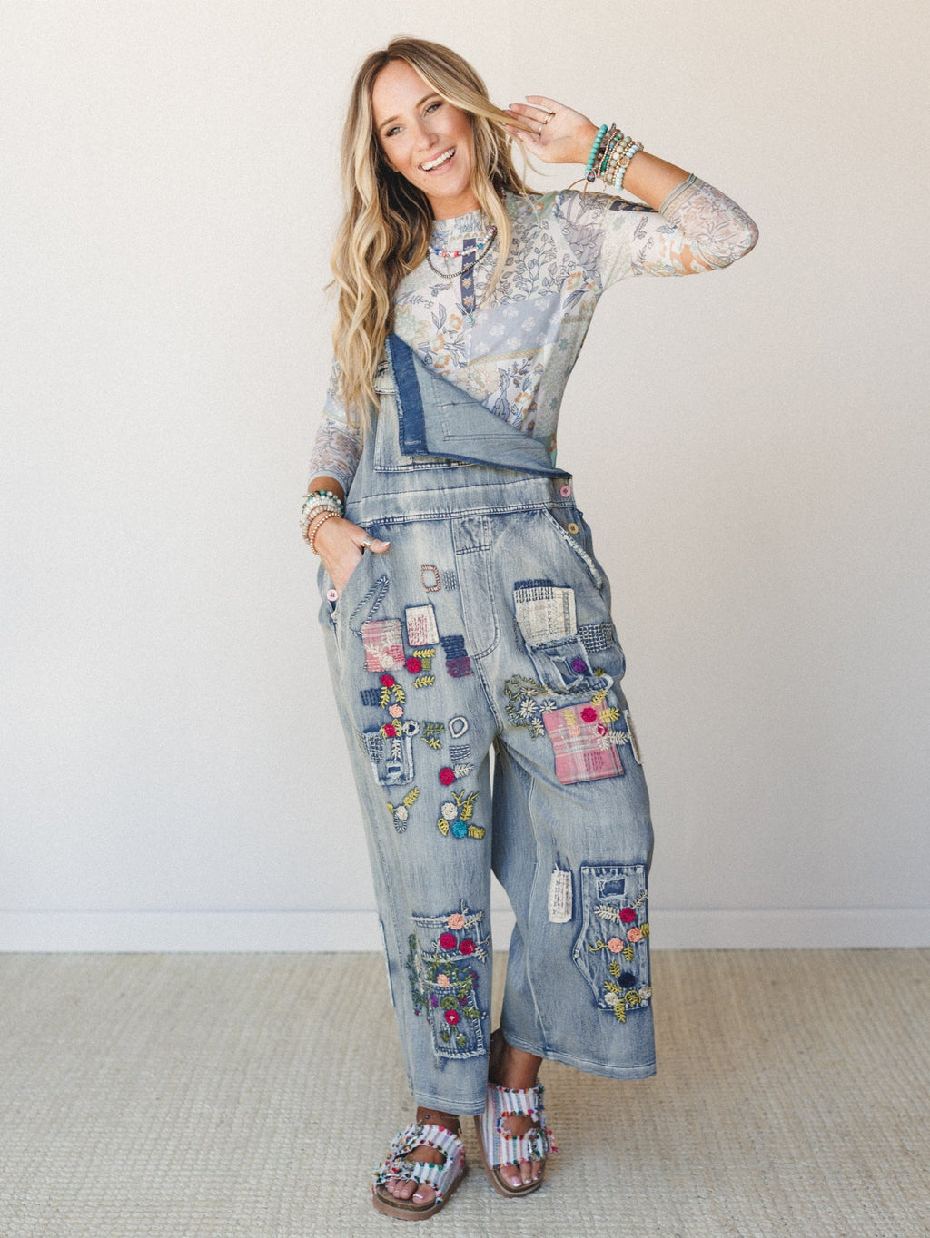 The Nest Perfect Match Layering Top - Dusty Blue