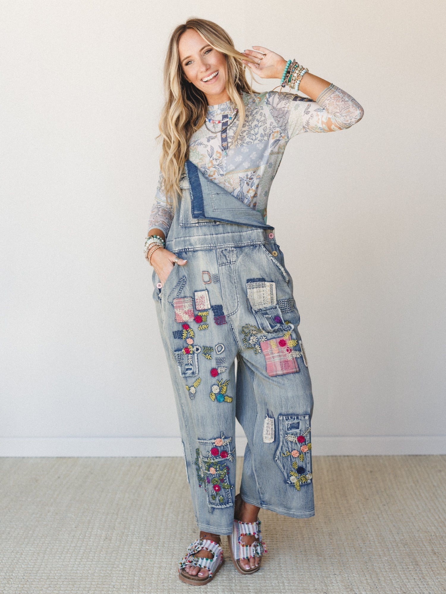 The Nest Perfect Match Layering Top - Dusty Blue