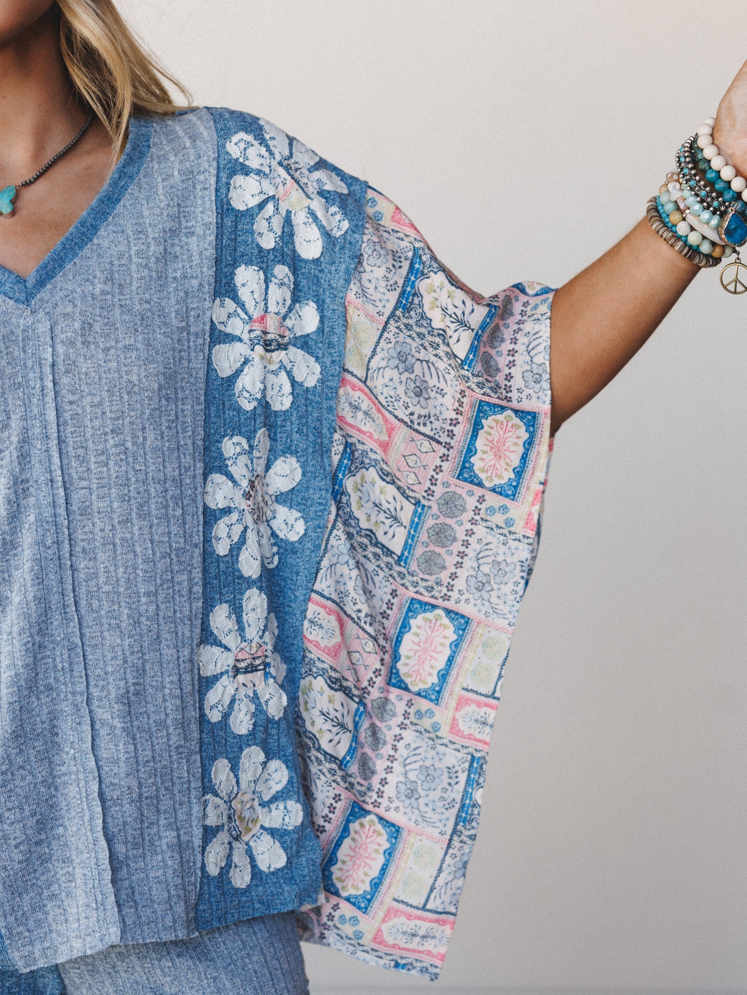 Daisy Dreaming Tee - Blue Multi
