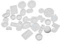 34Pcs Plates Set Miniature Dollhouse Kitchen Accessory I4530