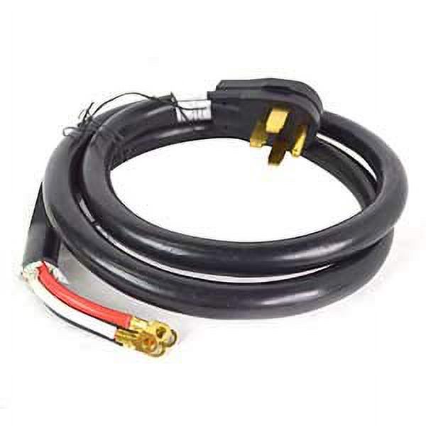 4-Wire 50 Amp Range Cord NEMA 14-50P, SRDT 6AWG/2 + 8AWG/2, 6Ft T4417