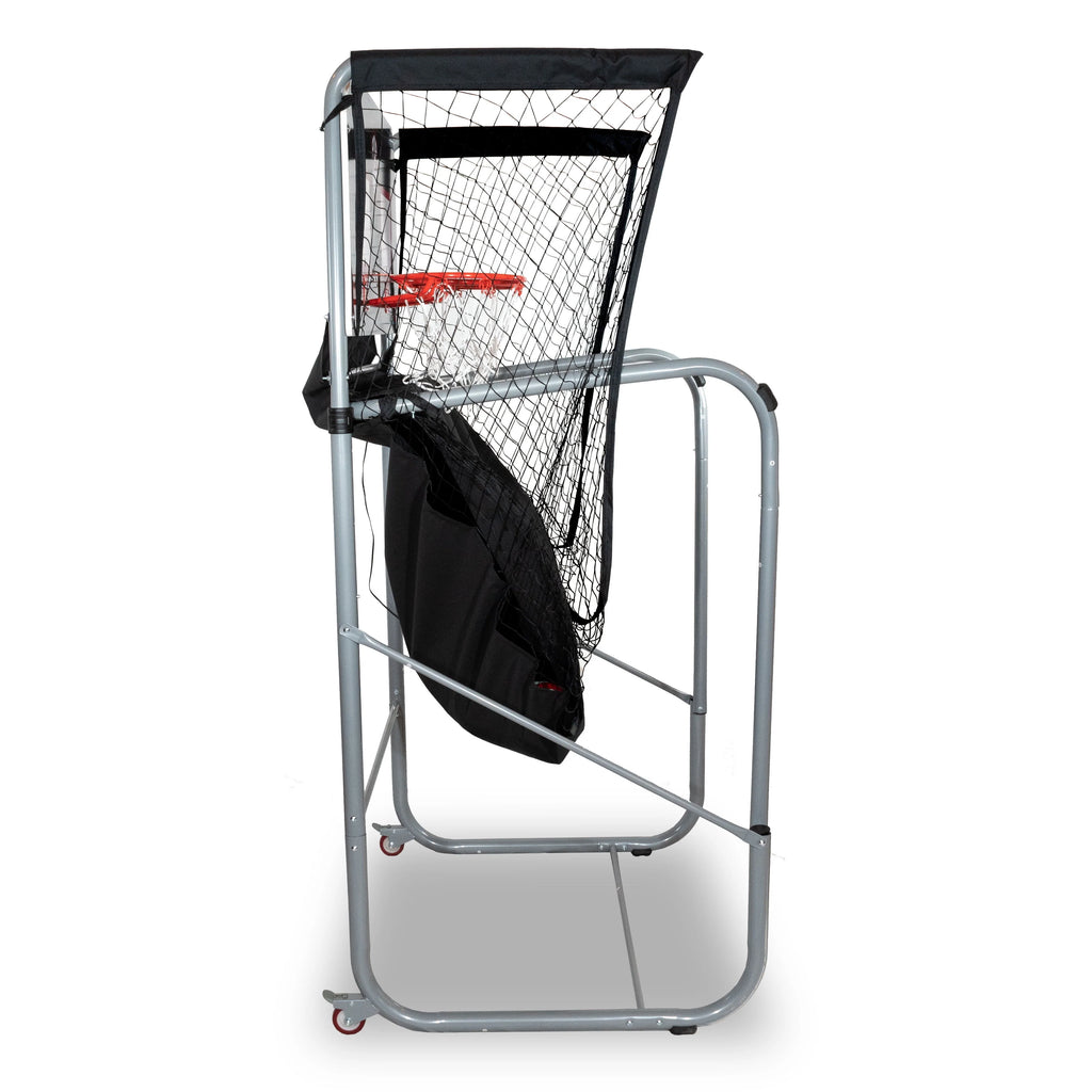 Black Foldable Basketball Arcade Game with 7 Basketballs H471
