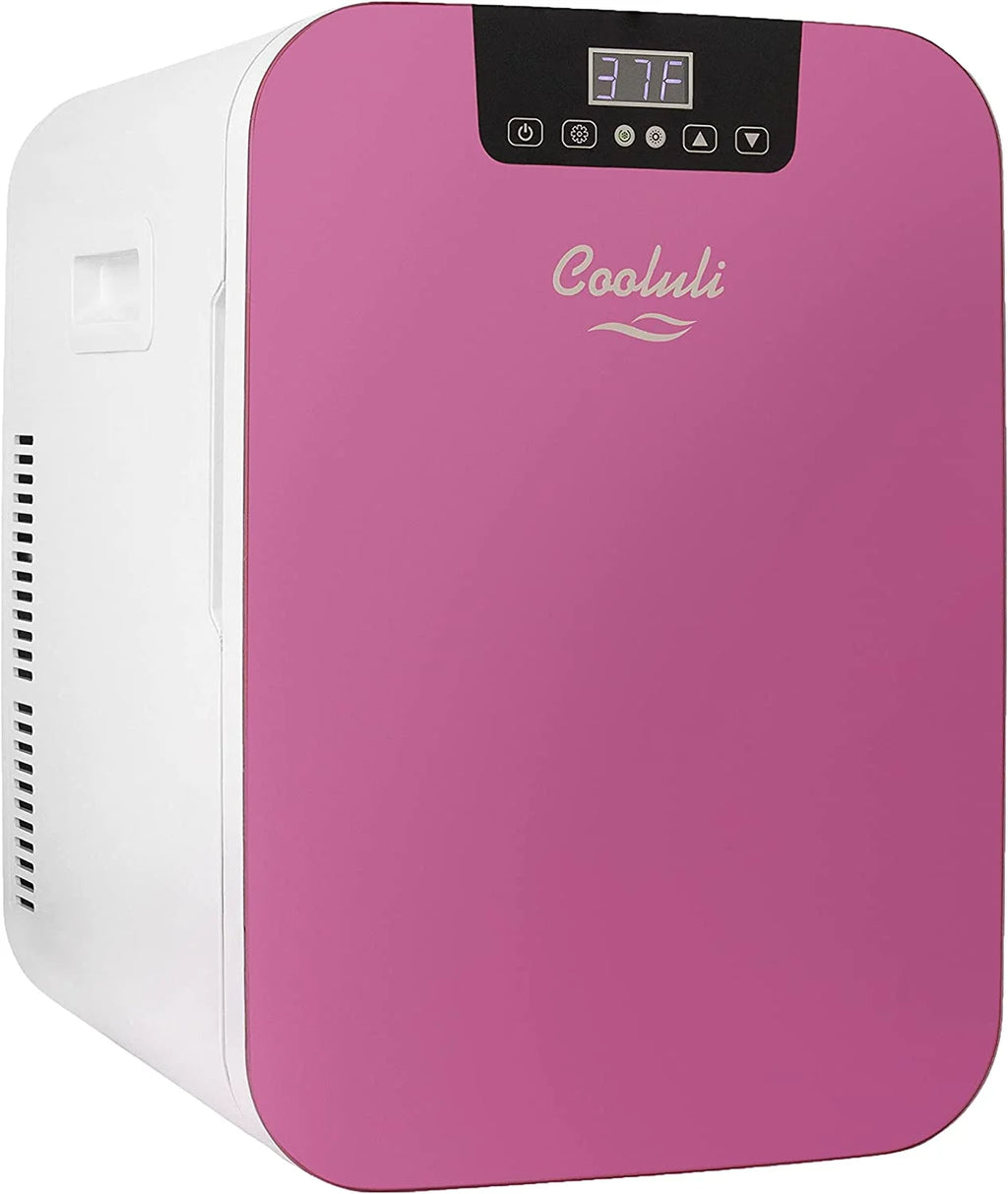 20L Mini Fridge with Glass Front and Digital Temperature Control Z43573