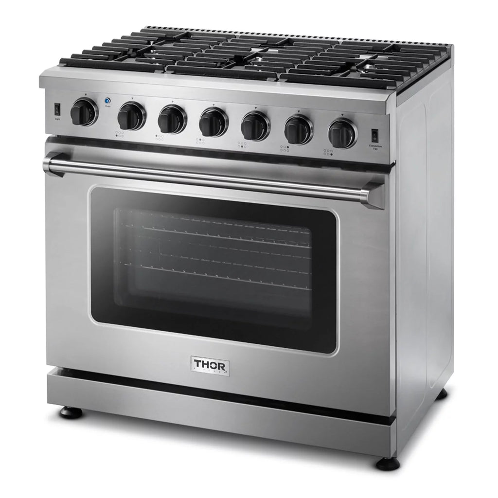 36-Inch Gas Range 6 Burners Stainless Steel H950852