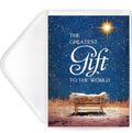 Boxed Christmas Cards with Envelopes & Stickers, Pack of 18 A161952