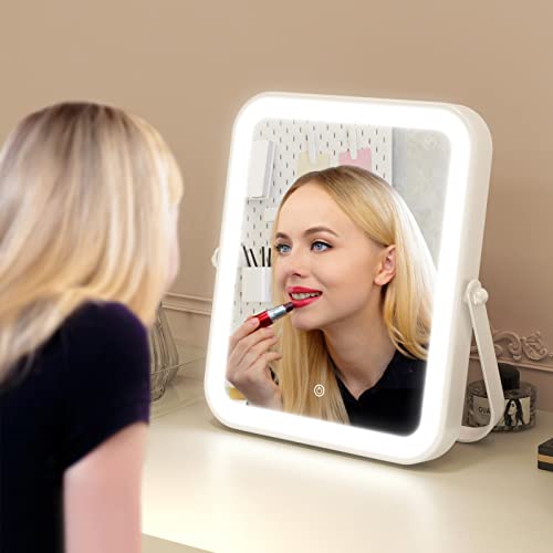 LED Makeup Mirror with Lights, 360° Rotation E20337