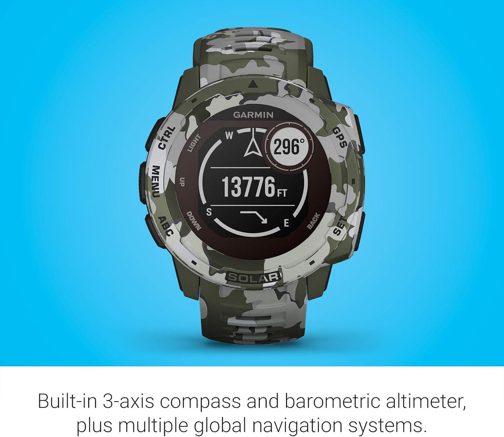Rugged Outdoor Smartwatch with Solar Charging K51073