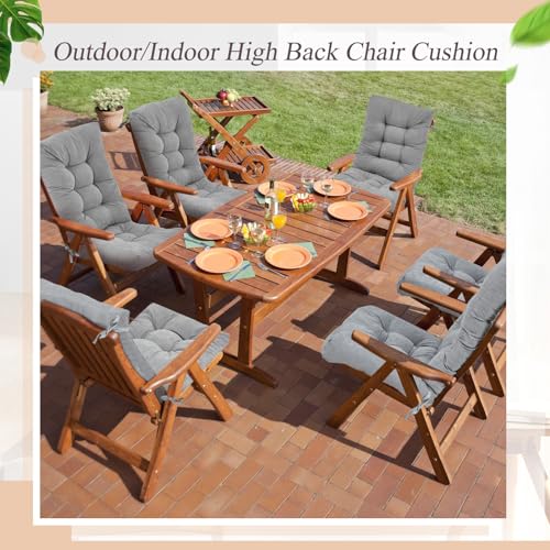 Beige 4 Sets Outdoor Patio Chair Cushions F3836