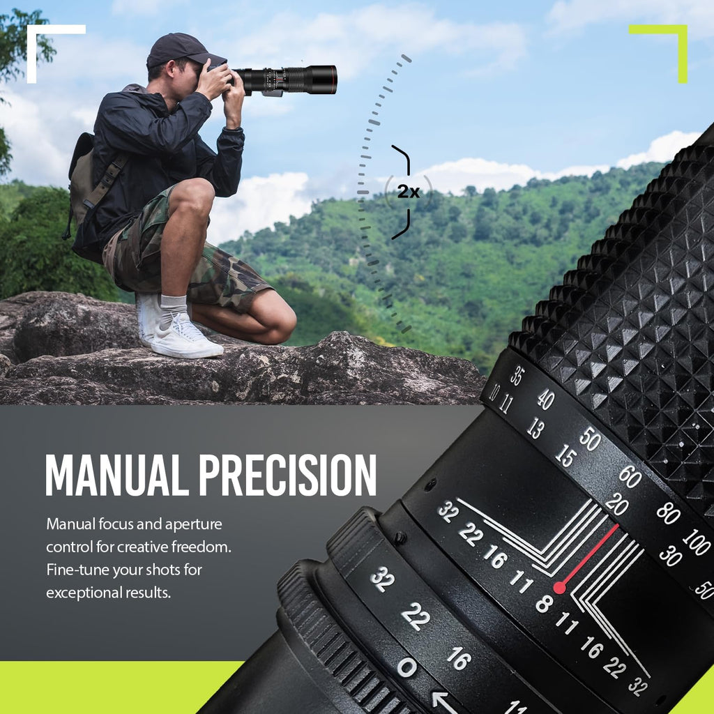 500mm/1000mm f/8 Manual Telephoto Lens Y375