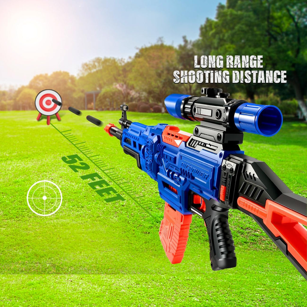 4 in 1 Automatic Kids Sniper Rifle Toy Guns with Removable Magazines E402360