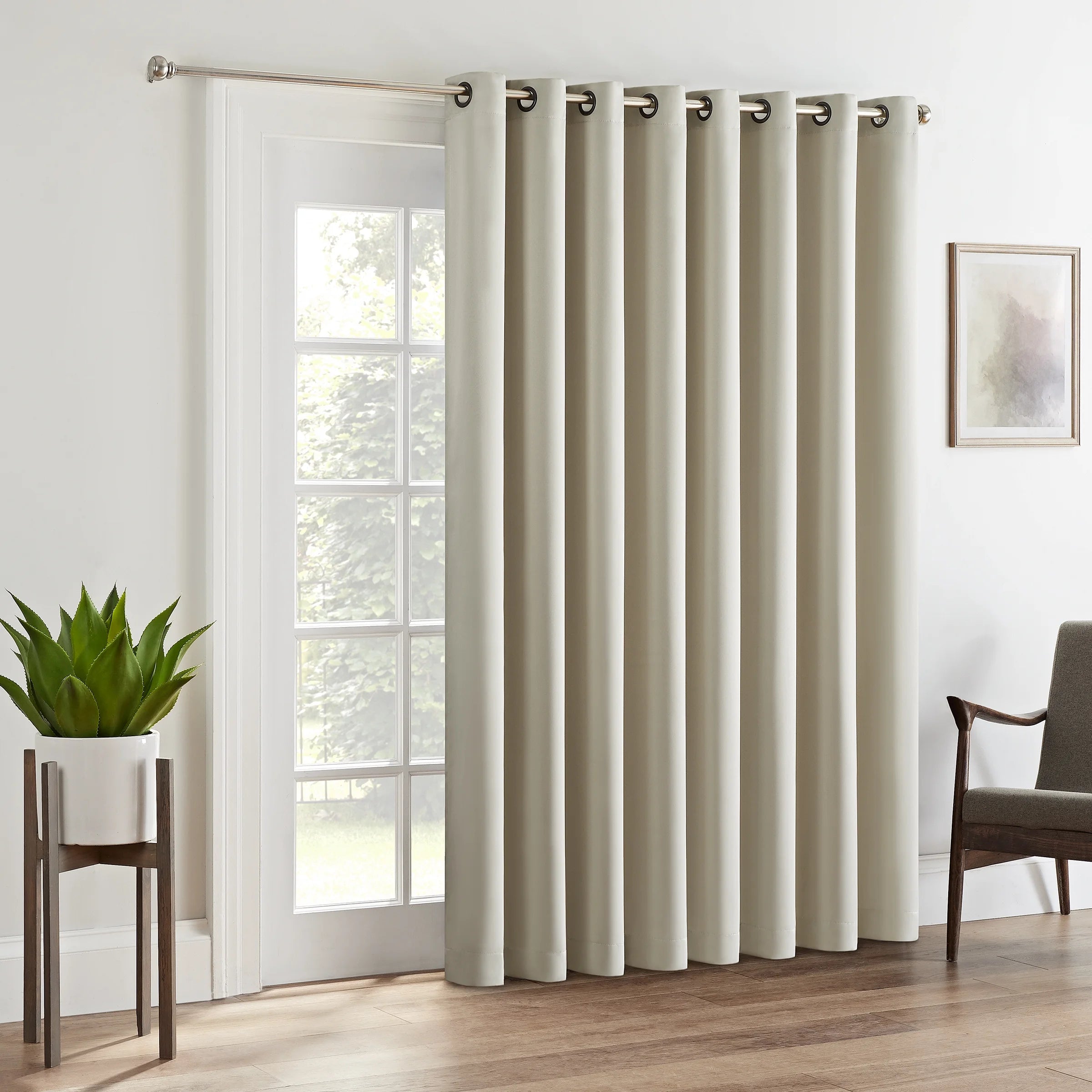 Stone Thermal Blackout Curtain Panel K1250