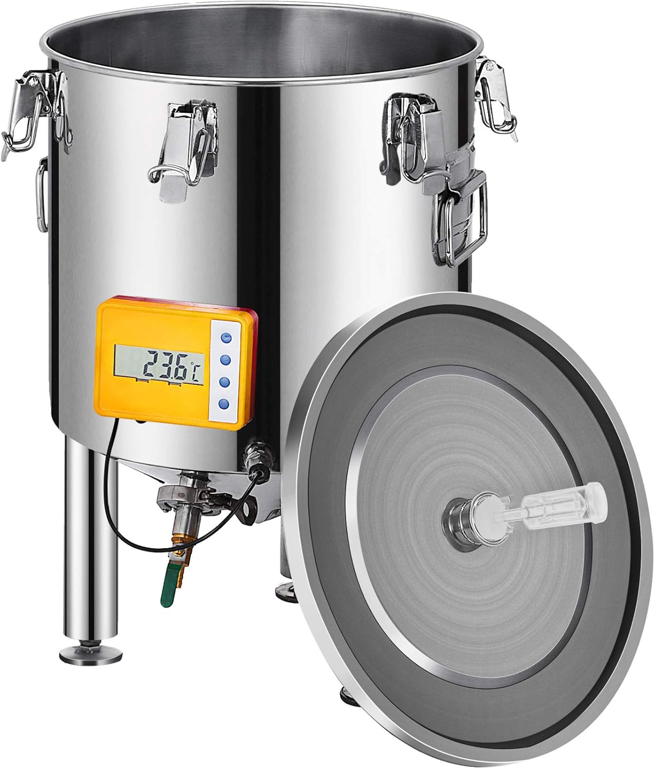 14 Gallon Stainless Steel Brew Fermenter with Conical Base H5397