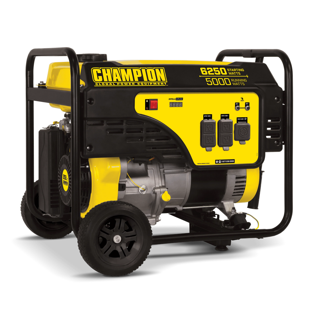 6250/5000 Watts Portable Generator with Wheel Kit X8275
