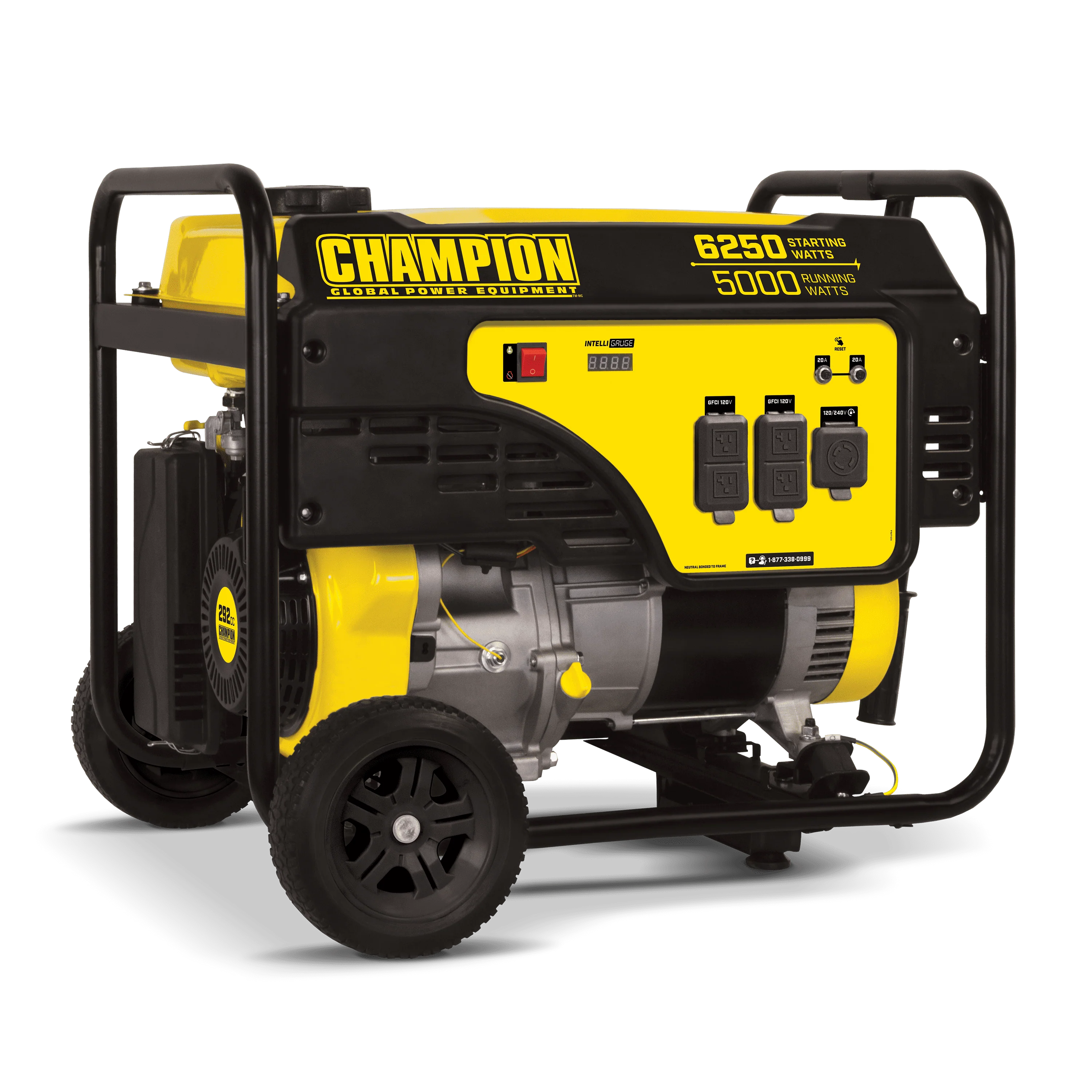 6250/5000 Watts Portable Generator with Wheel Kit X8275