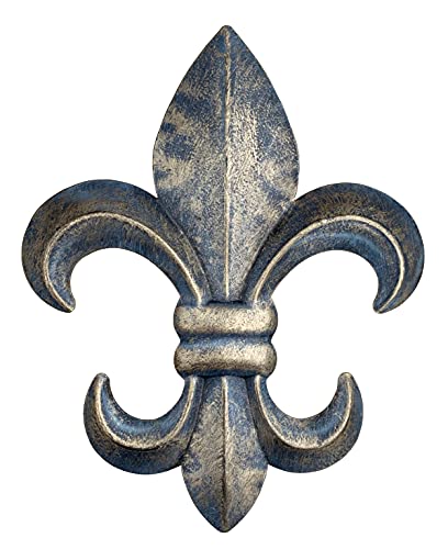 10" Metal Fleur De Lis Wall Plaque (Black) W928556